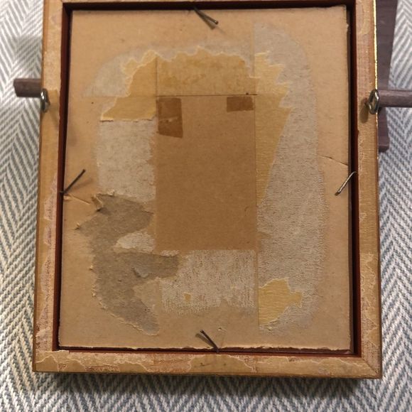 VINTAGE Original Metal Sculpture Folk Art in Frame. Artist is Roma. London 1972. - Picture 10 of 11